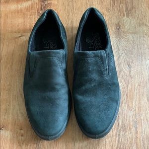 Black Slip Ons